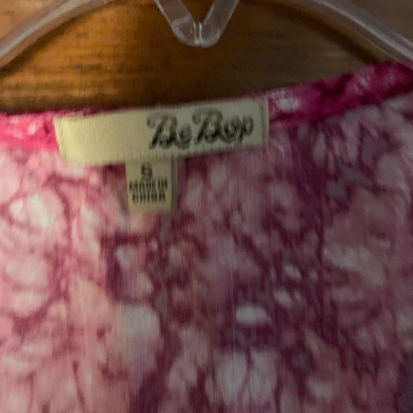 Be‎ bop bow v neck tie waist mini. NWT - Picture 2 of 7